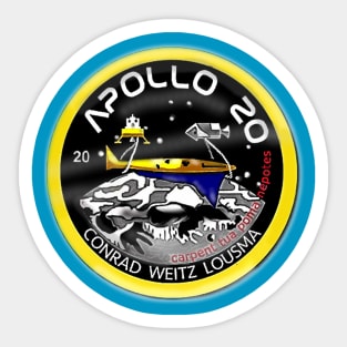 Apollo 20 "alien ship recovery" Sticker